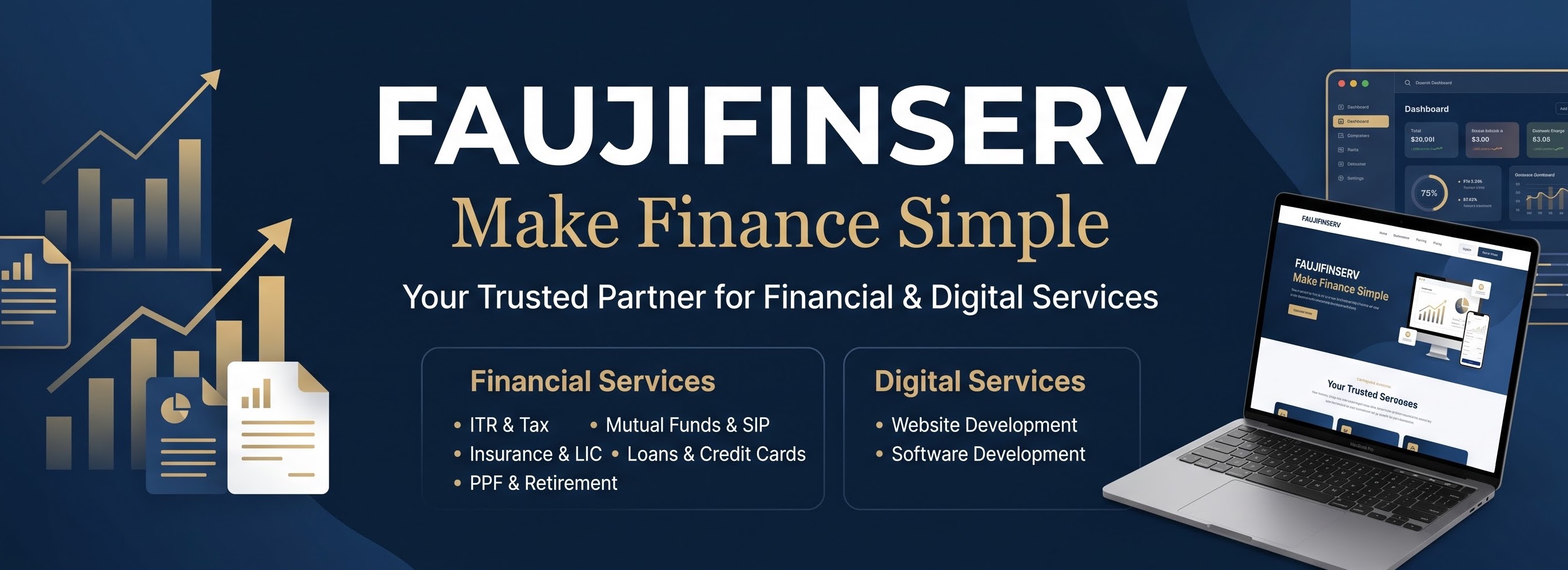 FaujiFinserv banner
